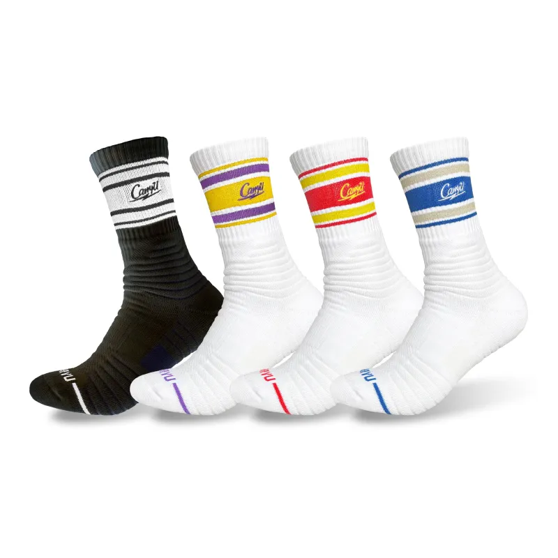 CARRYYOU Basketball Socks Unisex 4 Pack-14