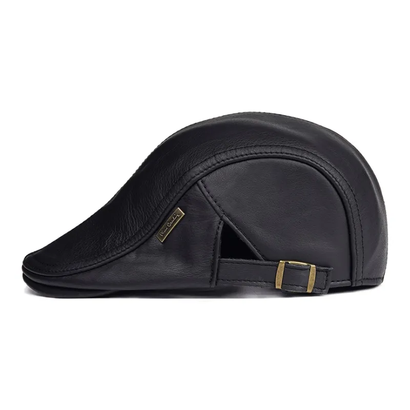 PIERRE CARDIN Cow Leather Berets Men's-1