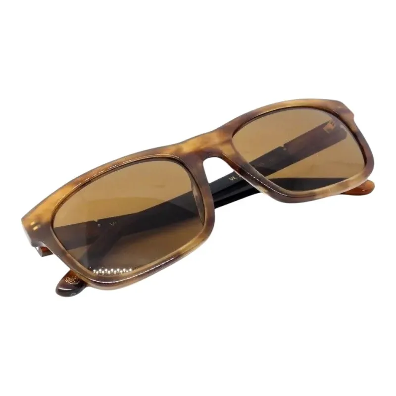 Vuarnet Acetate Plastic Rectangular Sunglasses Men's Tortoiseshell-3