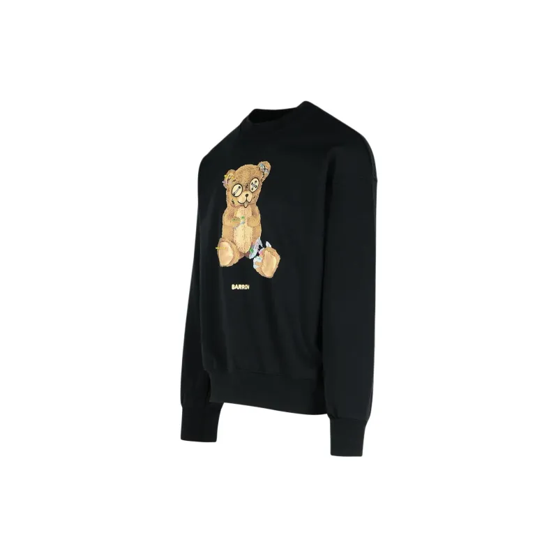 Barrow Teddy print Sweatshirt-2