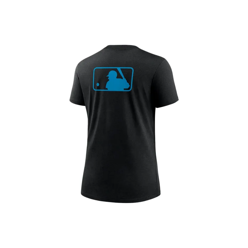 Nike Miami Marlins Authentic Collection Early Work Women's Nike Mlb T Shirt-1