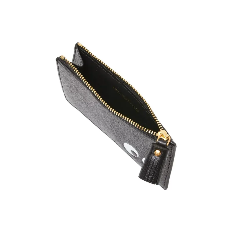 Anya Hindmarch Leather Wallet Women's Black-3