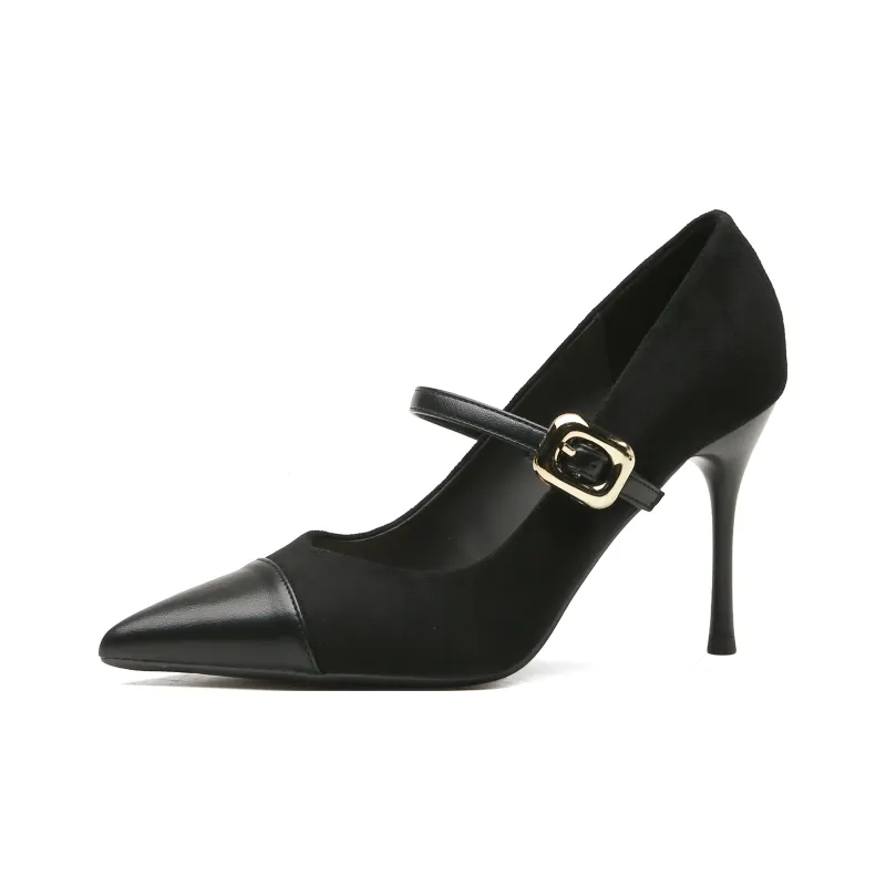 Dunnu Slim Heel High Heels 9cm Women's Box Included-0