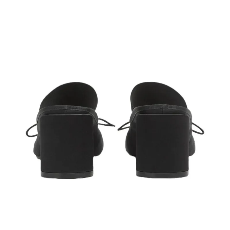 MM6 Maison Margiela Elastic Ballet Strap Pumps-4