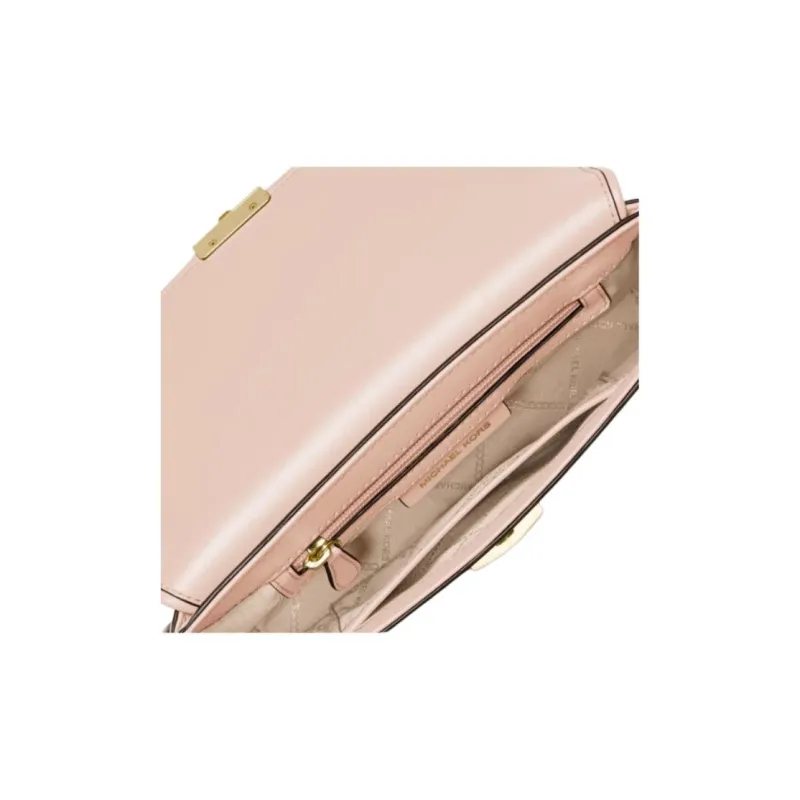 MICHAEL KORS Bradshaw Leather Shoulder Bag Crossbody Bag Handbag Small Size Women's Pink-2