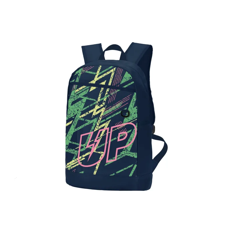 TURN UP Polyester Backpack Regular Unisex Blue-1