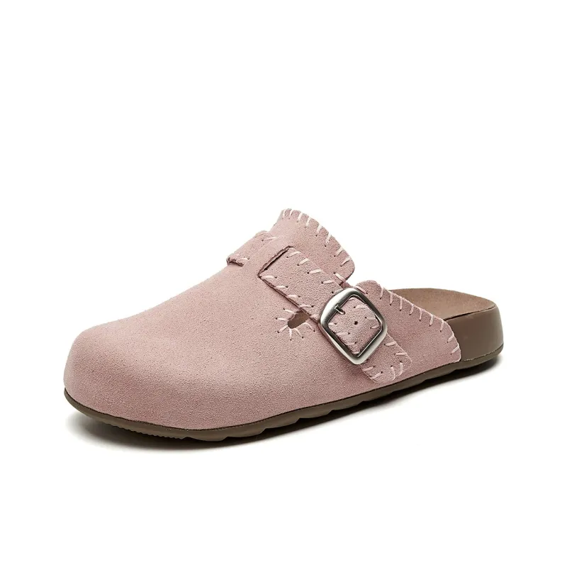 EBLAN Rubber Sole Odor-Resistant Wrap-toe Slippers Women's-8