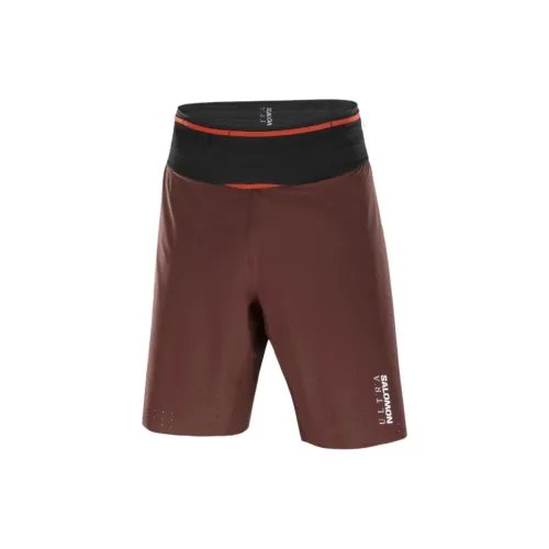 SALOMON S/LAB ULTRA Casual Shorts Men's Luxury Style Chocolate