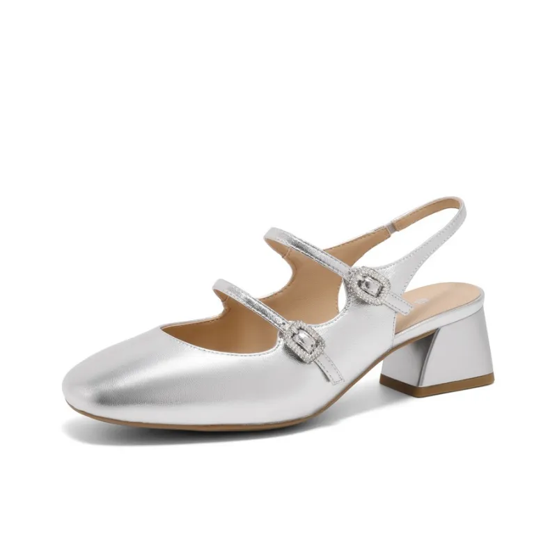 BELLE Block Heel High Heels Women's-1