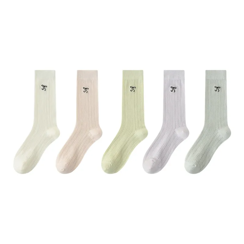 GRACEWELL Mid-Calf Socks Women's 5 Pack-10