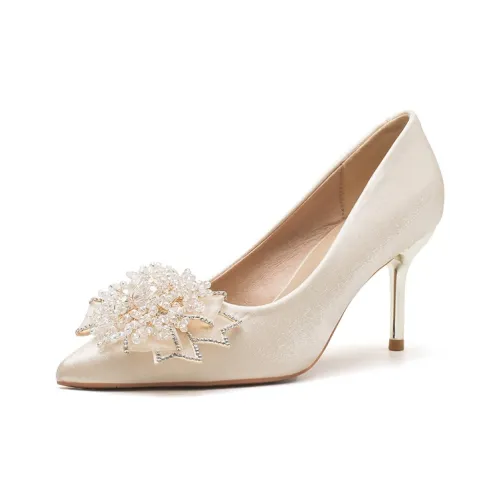 Qiandongmeili Slim Heel High Heels Women's