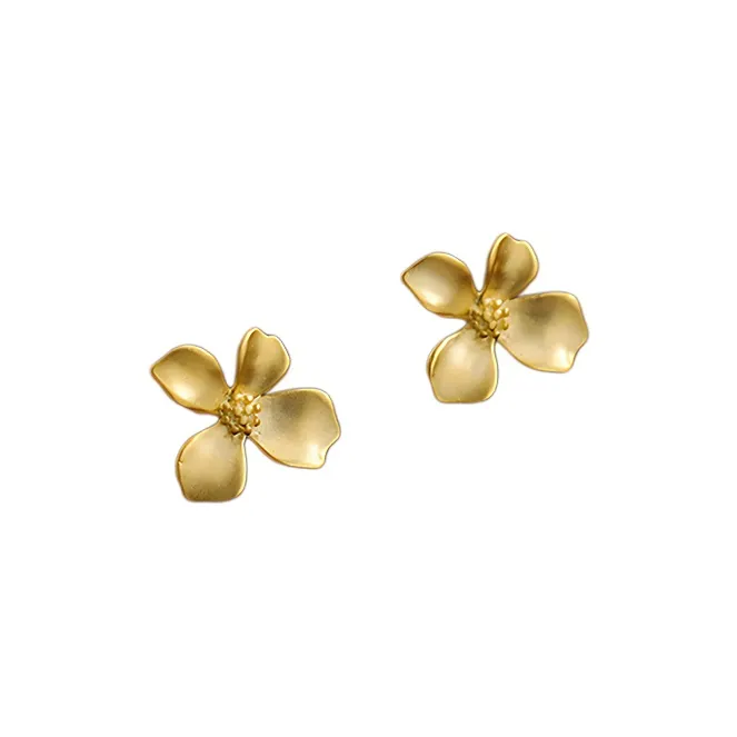 Silver 925 Sterling Silver Stud Earrings Women's-4