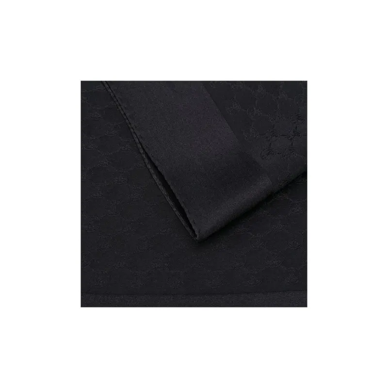 MOSCHINO Silk Scarves Men Black-1
