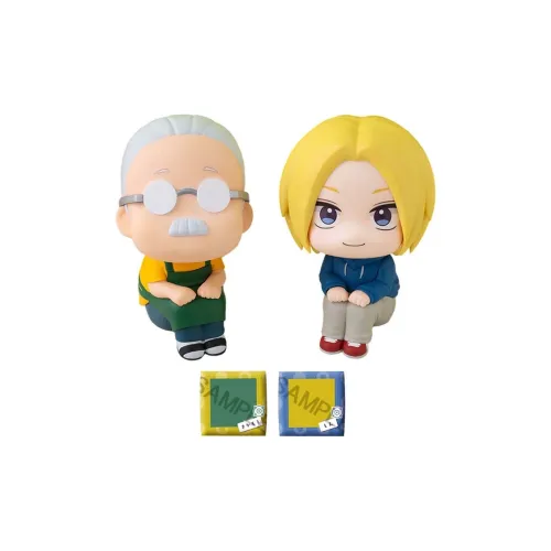 MegaHouse Lookup Sakamoto Everyday Sakamoto Taro & Asakura Shin Set With Limited Seat Cushion Chibi Figures