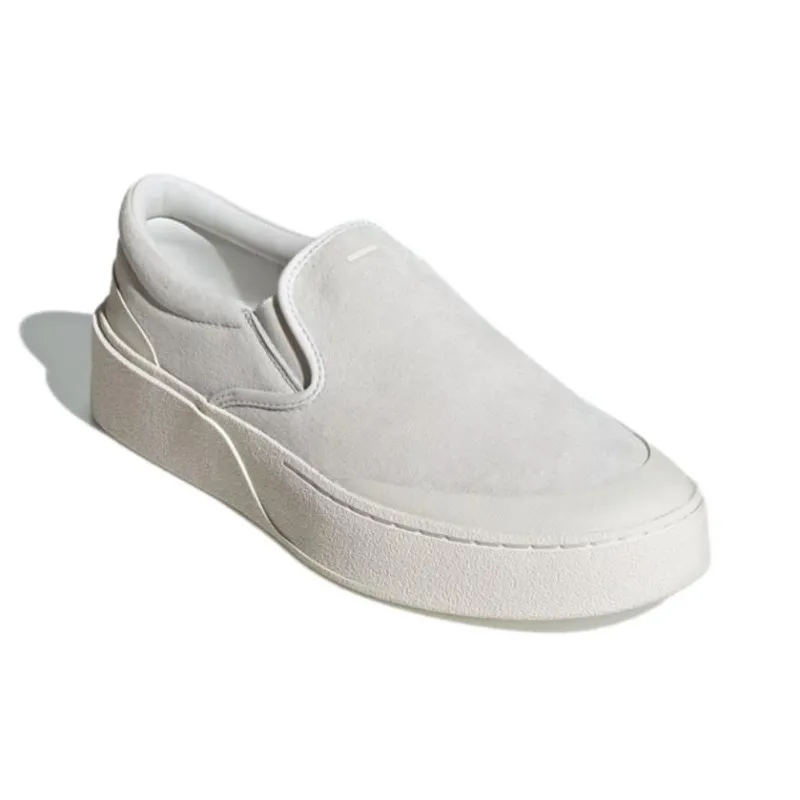 Adidas Labcourt Anti-Slip Wear-Resistant Low-Top Skateboard Shoes Unisex Gray White-2