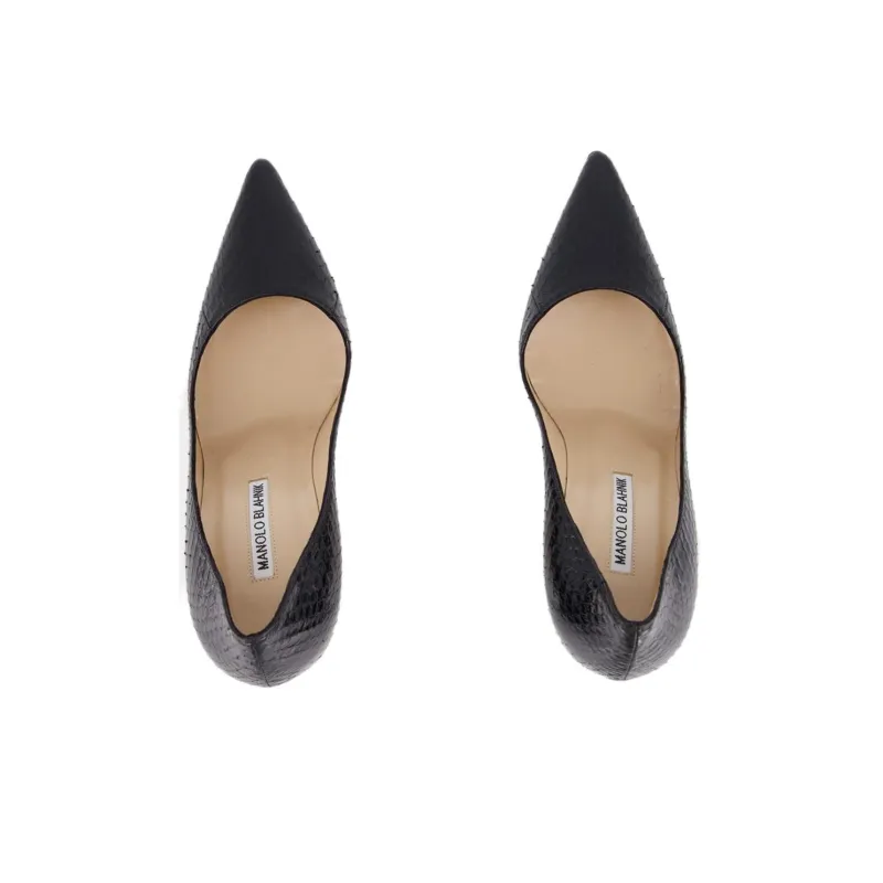 MANOLO BLAHNIK Slim Heel High Heels 10.5cm Women's Black-4