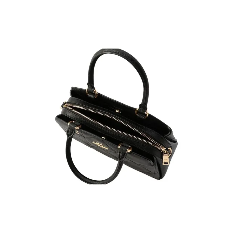 COACH Lillie Leather DaiFeng Bag One Shoulder Handbag Mini Women's Black-1