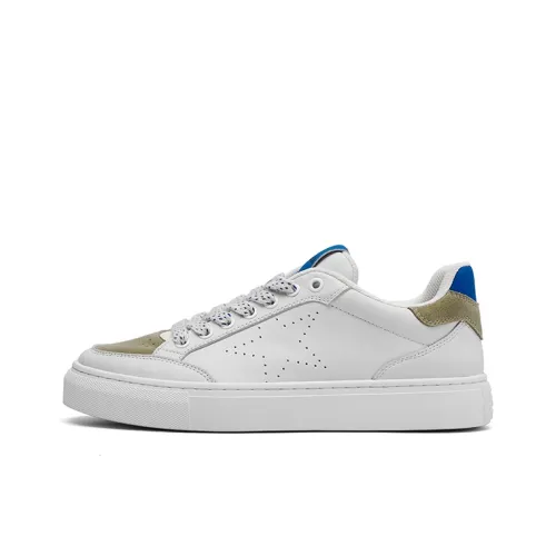Oak Elephant Coverage Low Top Skateboard Shoes Men's White