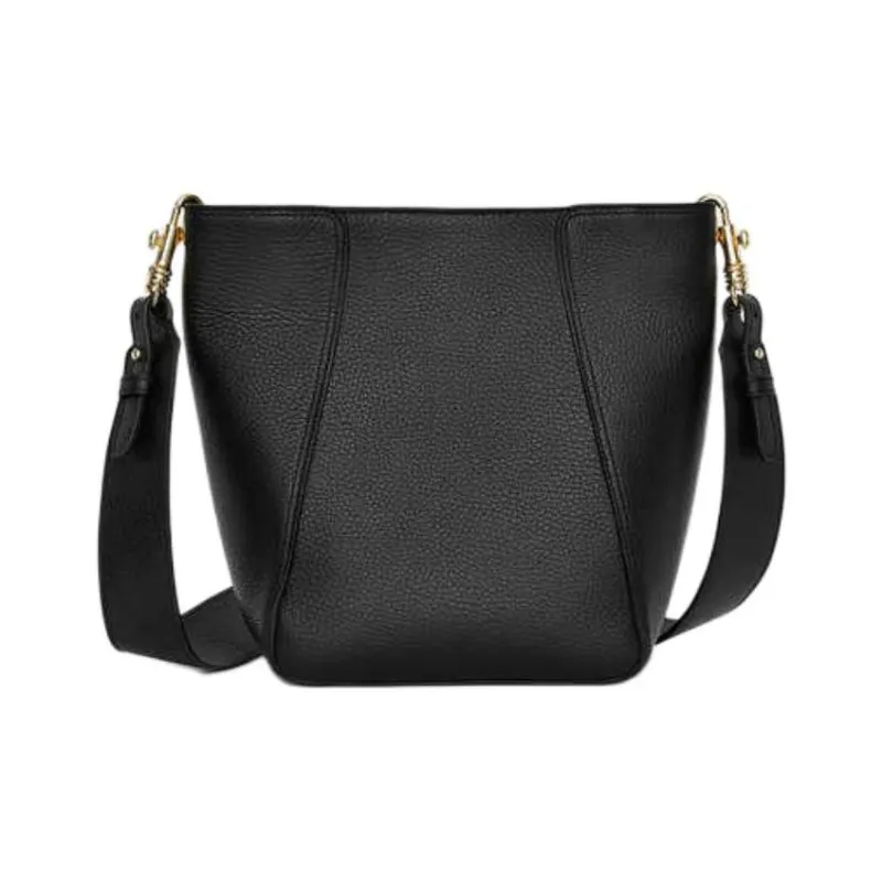ARKET Cow Leather Bucket Bags Crossbody Bag Shoulder Bag Medium Size Women's Black/Brown-0