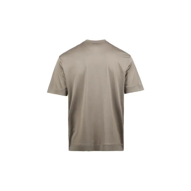 EMPORIO ARMANI Logo embroidered T shirt-1