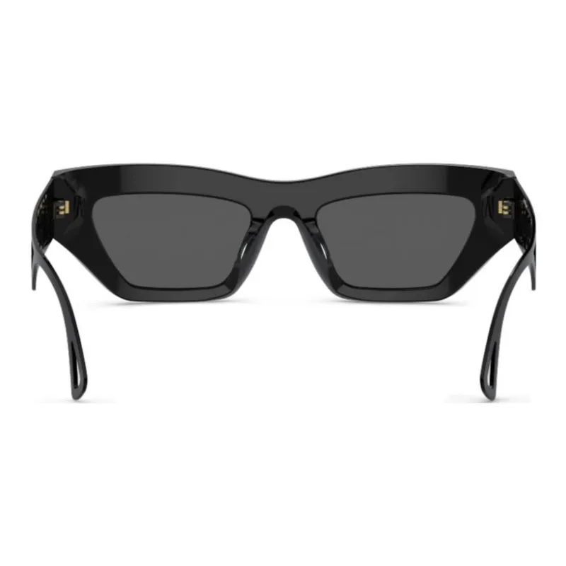 VERSACE Logo embossed Rectangle frame Sunglasses-1