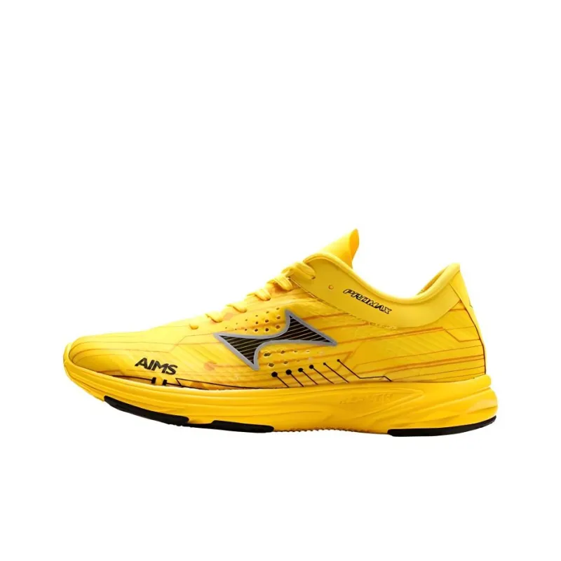 HEALTH Cushioning Wear Resistant Low Top Running Shoes Unisex Yellow-0