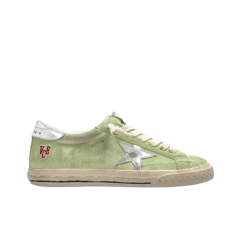 Golden Goose Super-Star Low-Top Skateboard Shoes Men's Green-1
