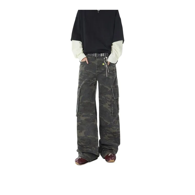 NVRFRGT Jeans Unisex Camouflage-1