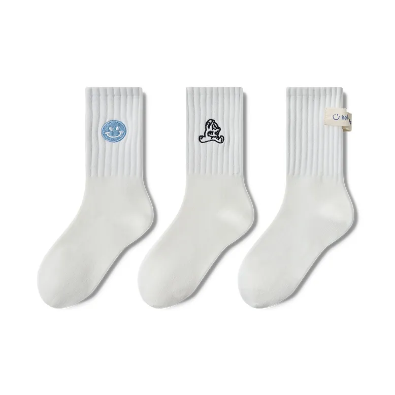 Moremoli Mid-Calf Socks Women's 3 Pack-6