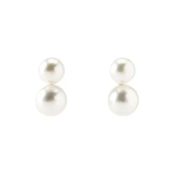 ZARA Metal Earrings Women's White