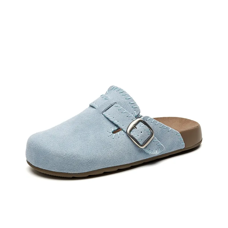 EBLAN Rubber Sole Odor-Resistant Wrap-toe Slippers Women's-1