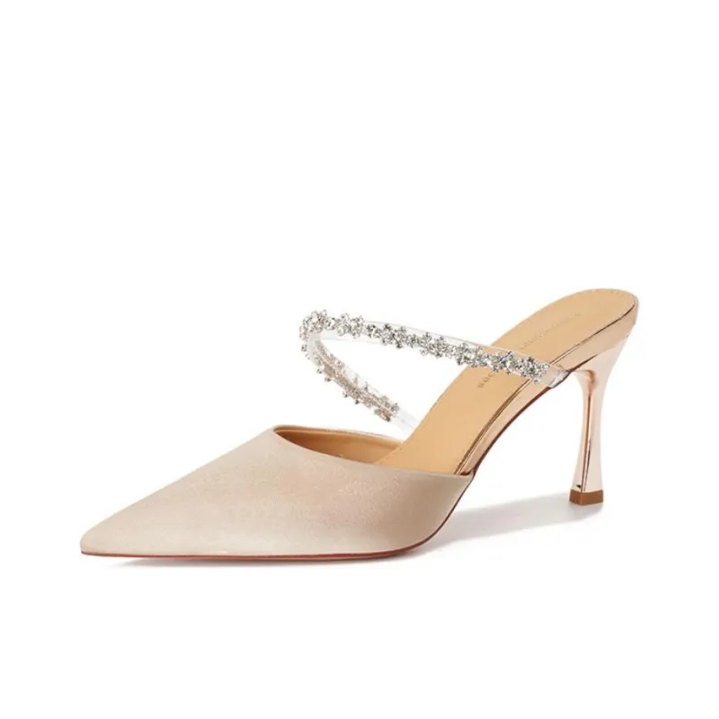 Than Than Me Slim Heel High Heels Women's-4