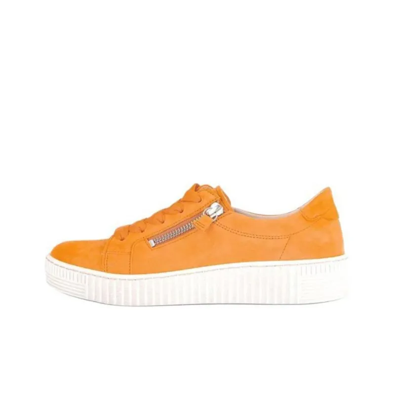 Gabor Fashion Low Top Skateboard Shoes Women's Orange-0