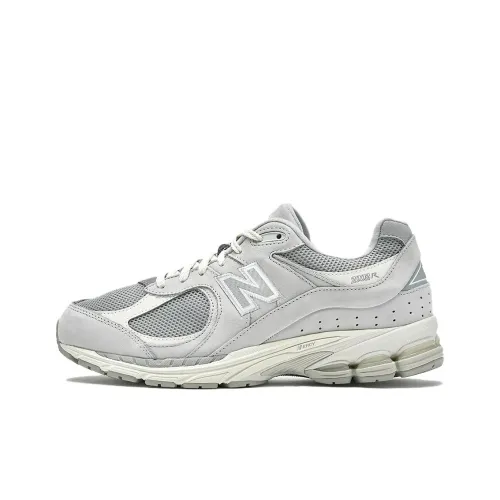 New Balance NB 2002R Anti Slip Wear Resistant Low Top Casual Running Shoes Unisex Light Gray