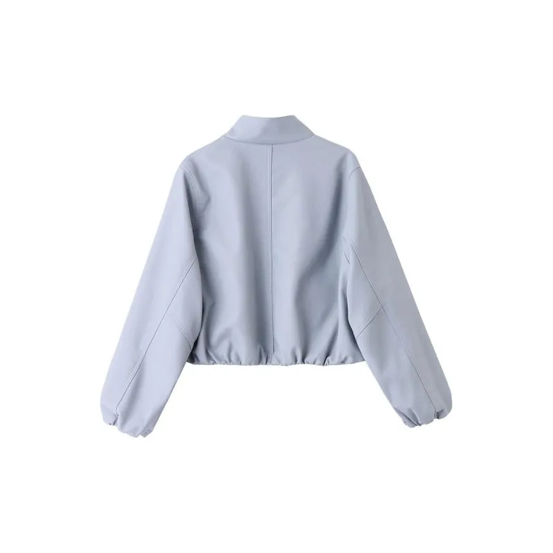Yi Mengyuan Leather Jacket Women's-2