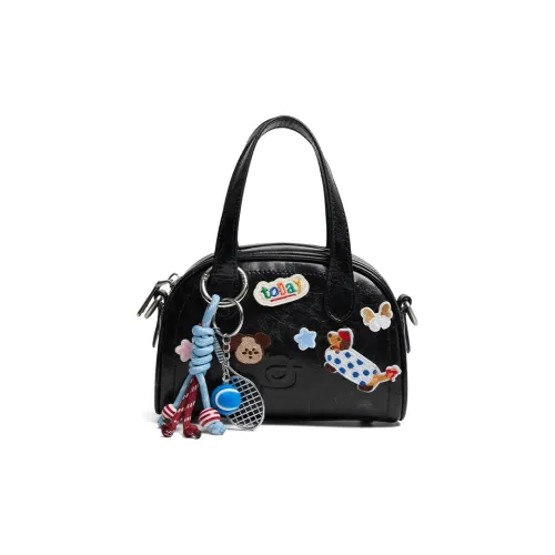 JACD PU Shoulder Bag Crossbody Bag Handbag Regular Women's Black/Oat/Optical White