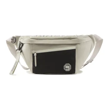 LiNing Polyester Fanny Pack Unisex Coast Gray & Dark Chocolate Umber