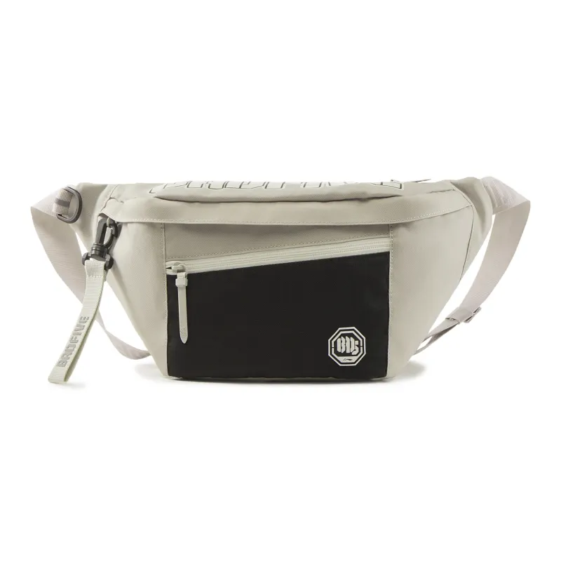 LiNing Polyester Fanny Pack Unisex Coast Gray & Dark Chocolate Umber-0