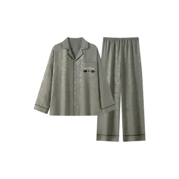 WANANNI Pajama Set Men's Olive Green