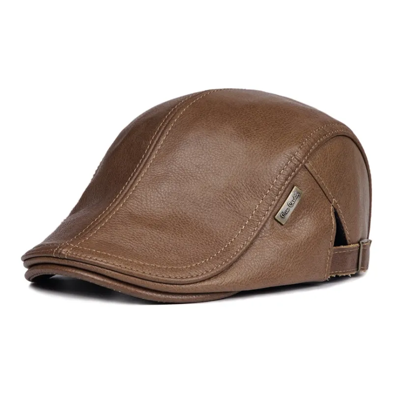 PIERRE CARDIN Cow Leather Berets Men's-4