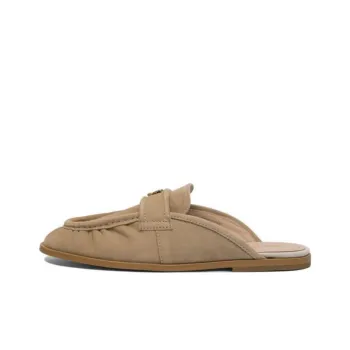 PINKO Logo Plaque Slip On Slippers Women's