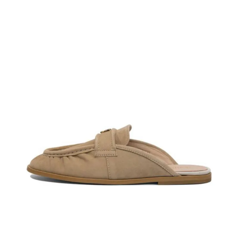 PINKO Logo Plaque Slip On Slippers Women's-0