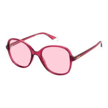 Polaroid Plastic Square Sunglasses Women's Pink