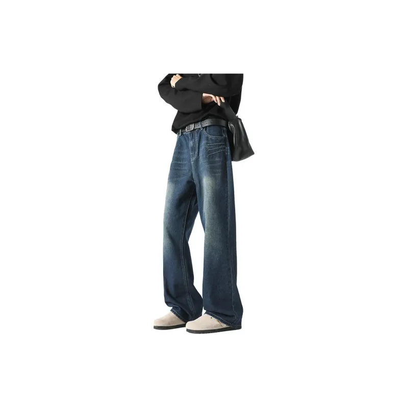 FALIAMS Jeans Unisex Vintage Blue-2