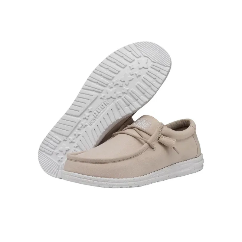Hey Dude Wally Slub Natural Canvas-5