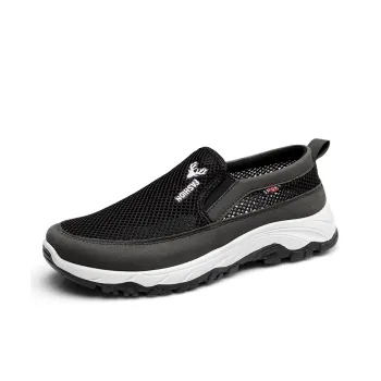 Strongman Casual Shoes Men Low Top Black/Gray/Blue