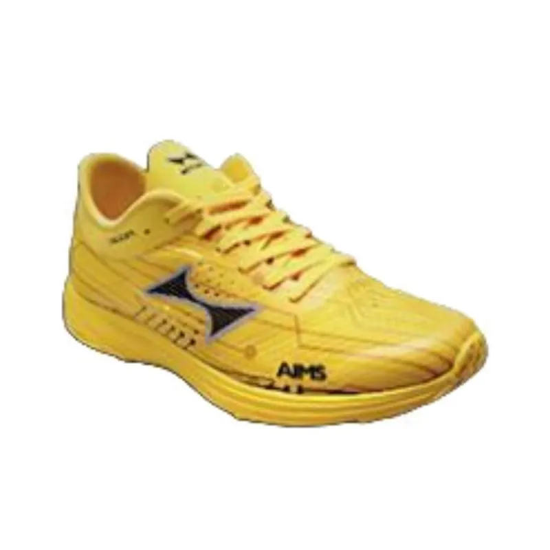 HEALTH Cushioning Wear Resistant Low Top Running Shoes Unisex Yellow-2