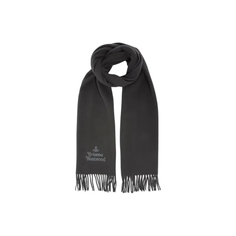 Vivienne Westwood Knit Scarves Women's Gray-2