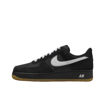 Nike Air Force 1 Anti Slip Wear Resistant Low Top Skateboard Shoes Men's Black