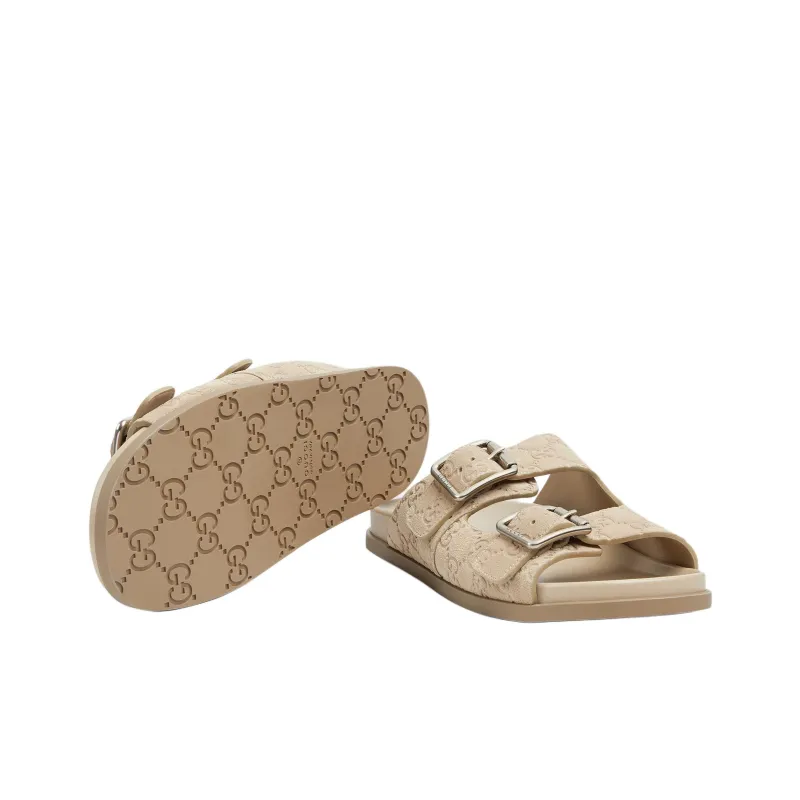 GUCCI Slide Slippers Men's Light Umber-5